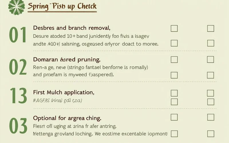 Spring cleanup task checklist